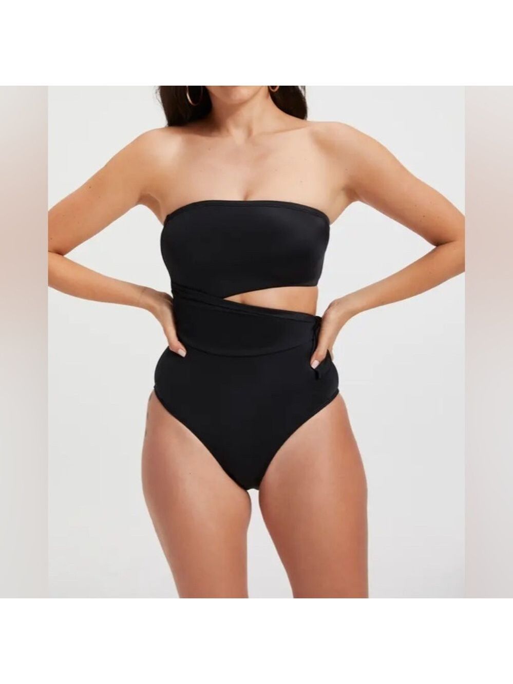 Good American Cutout One-Piece Swimsuit